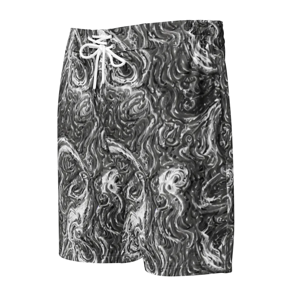 Nebulous Night on Men's Board Shorts — Front