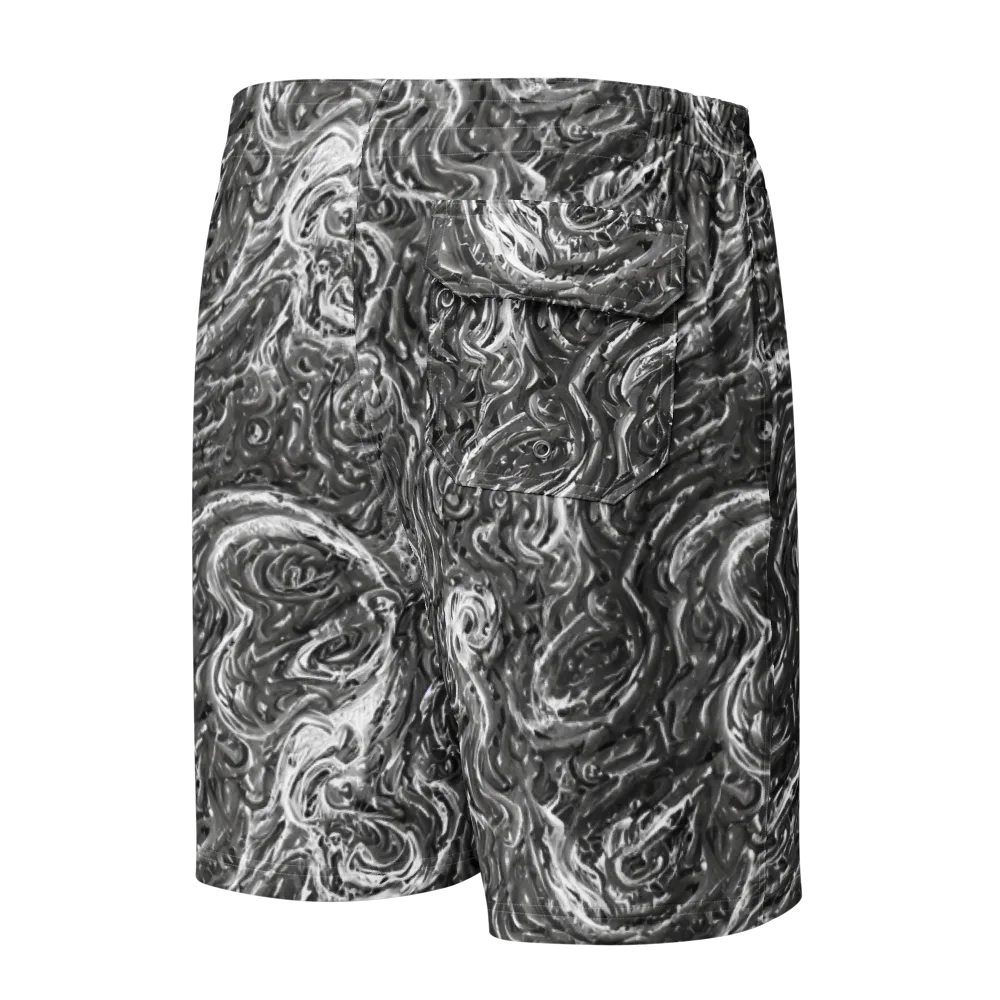 Nebulous Night on Men's Board Shorts — Back