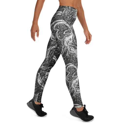 Nebulous Night on a Yoga Leggings