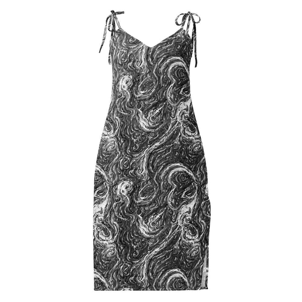 Nebulous Night on Slip Dress — Front