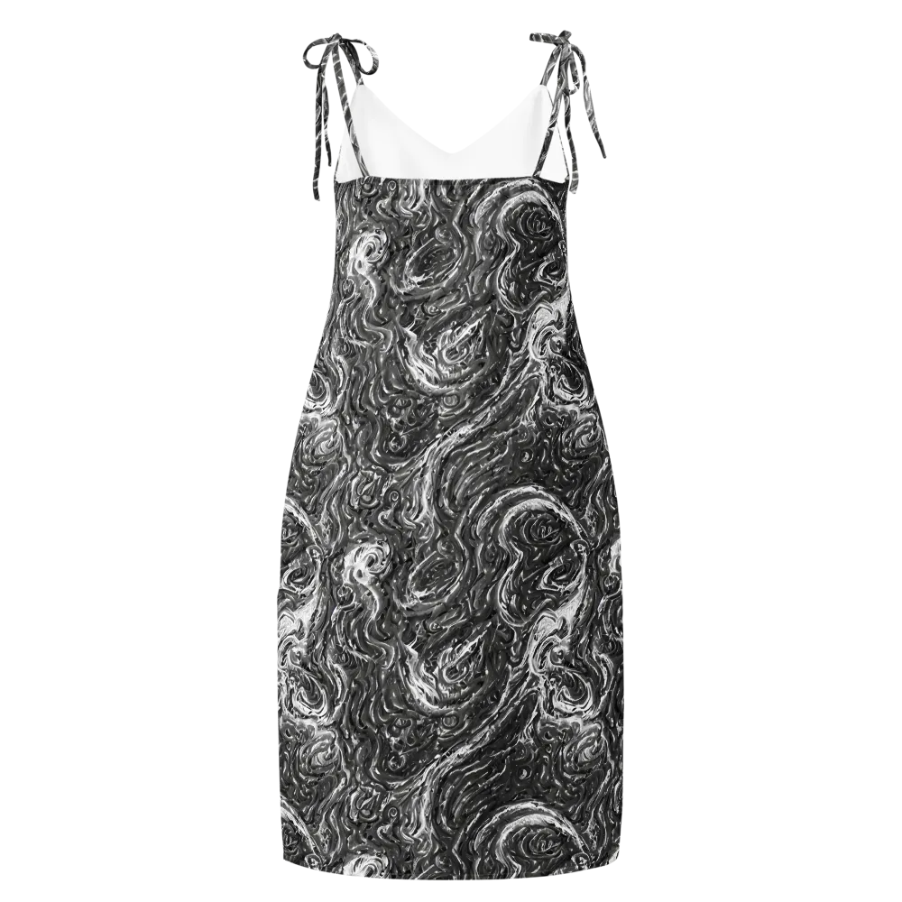 Nebulous Night on Slip Dress — Back