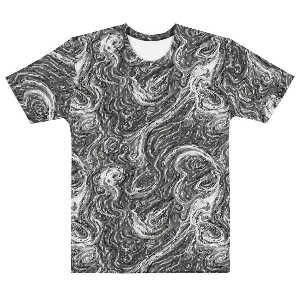 Nebulous Night on Men's Cotton Crew Neck T-Shirt — Front