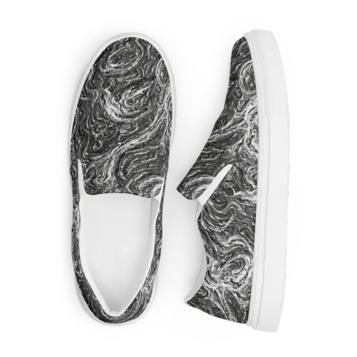 Nebulous Night on a Men's Slip-On Canvas Shoes