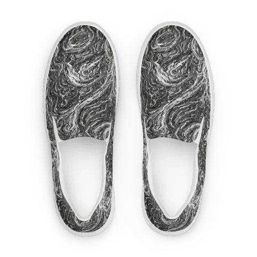 Nebulous Night on a Women's Slip-On Canvas Shoes