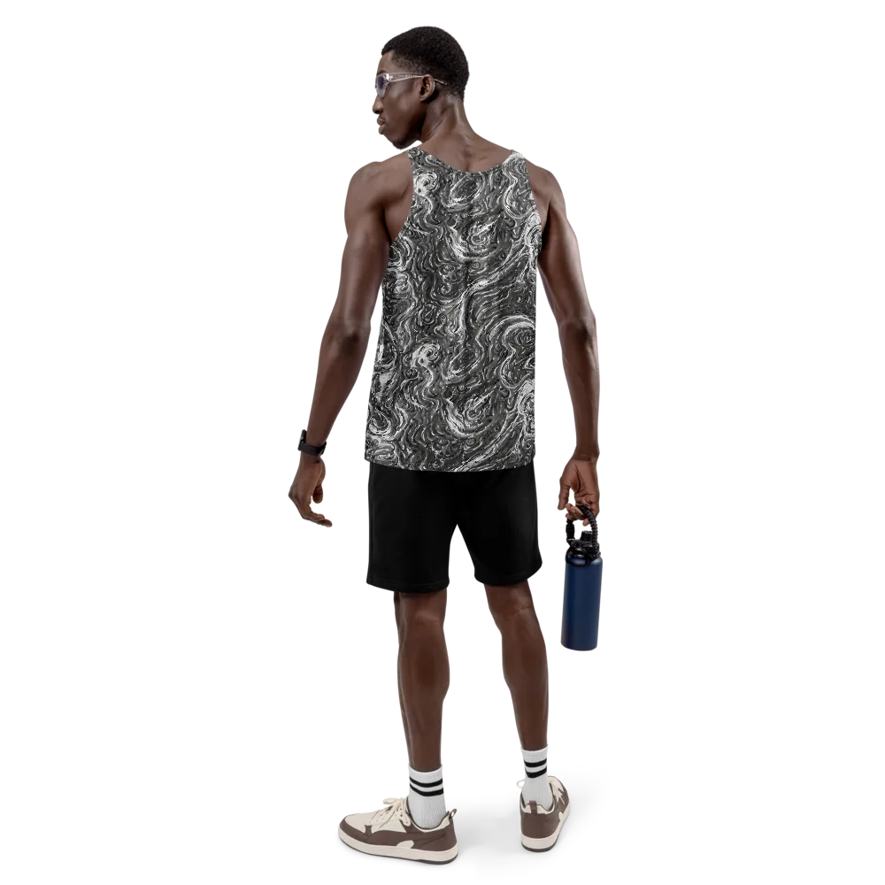 Nebulous Night on Men's Tank Top — Back