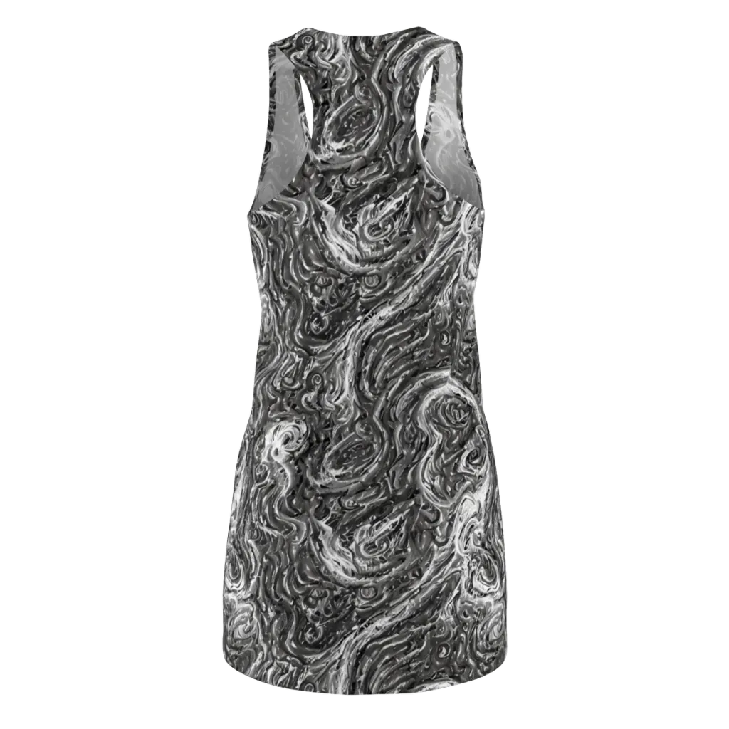 Nebulous Night on Racerback Dress — Back