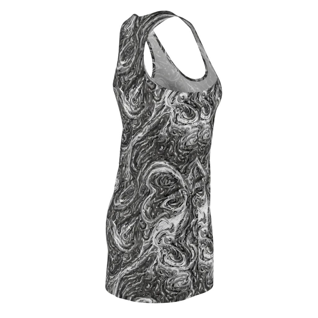Nebulous Night on Racerback Dress — Back Side
