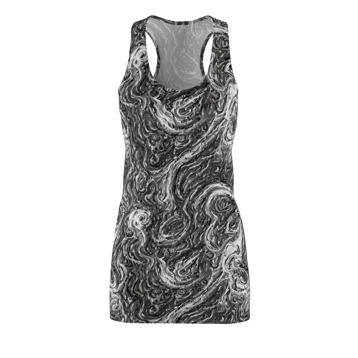 Nebulous Night on Racerback Dress — Front