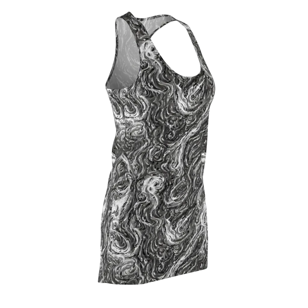 Nebulous Night on Racerback Dress — Front Side