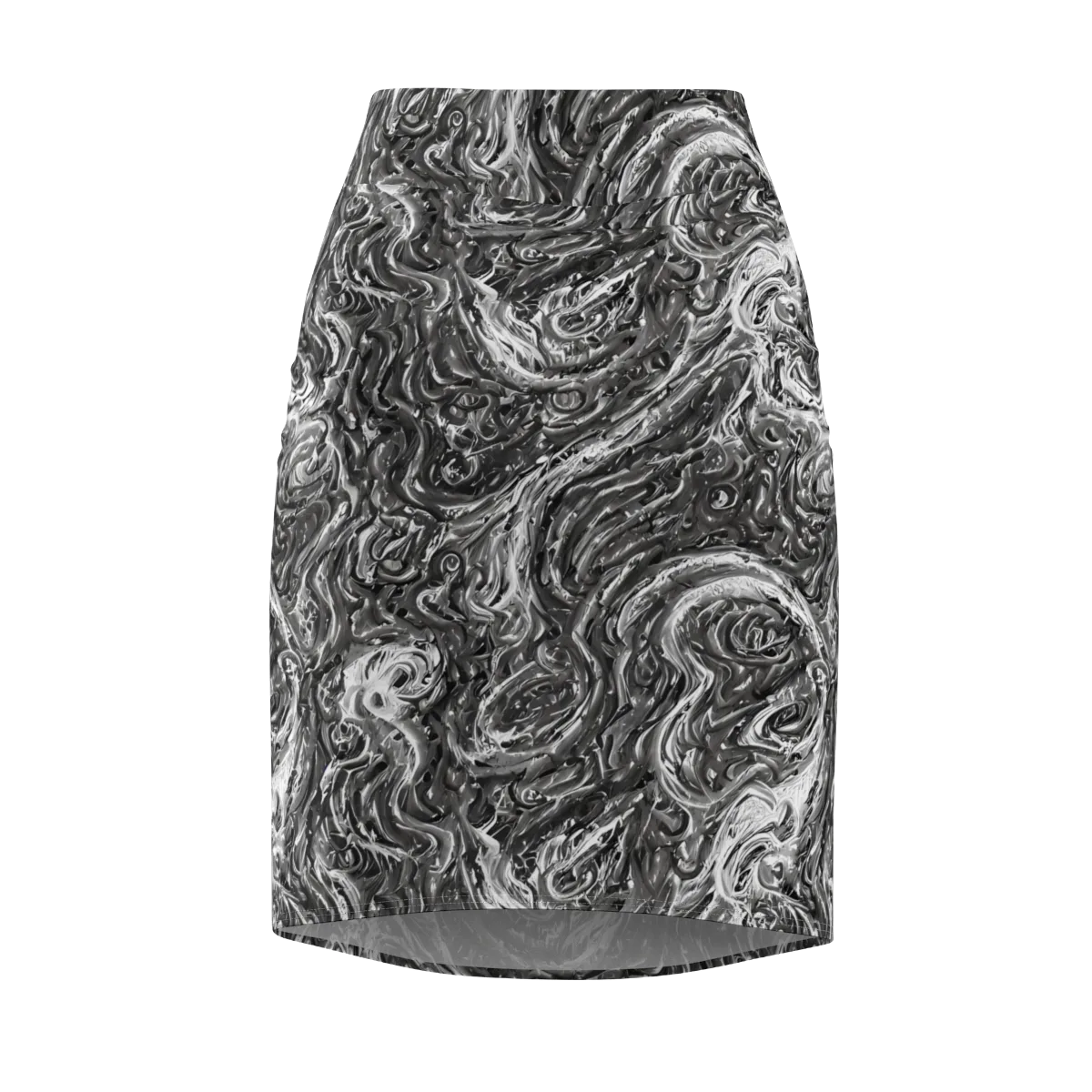 Nebulous Night on Pencil Skirt — Front