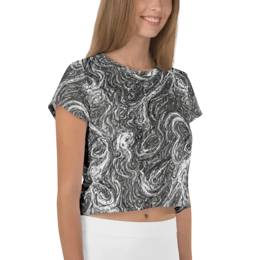 Nebulous Night on a Crop Tee