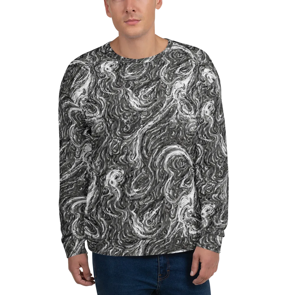 Nebulous Night on Sweatshirt — Front