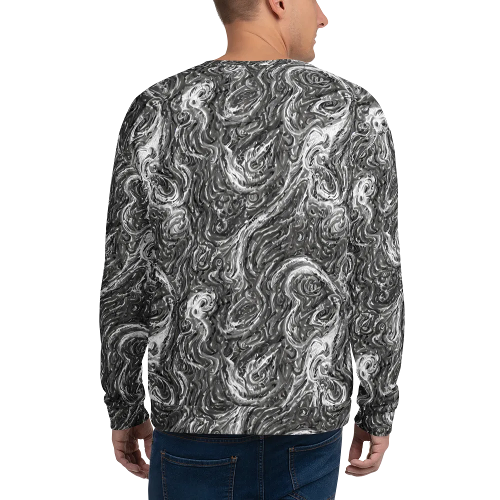 Nebulous Night on Sweatshirt — Back