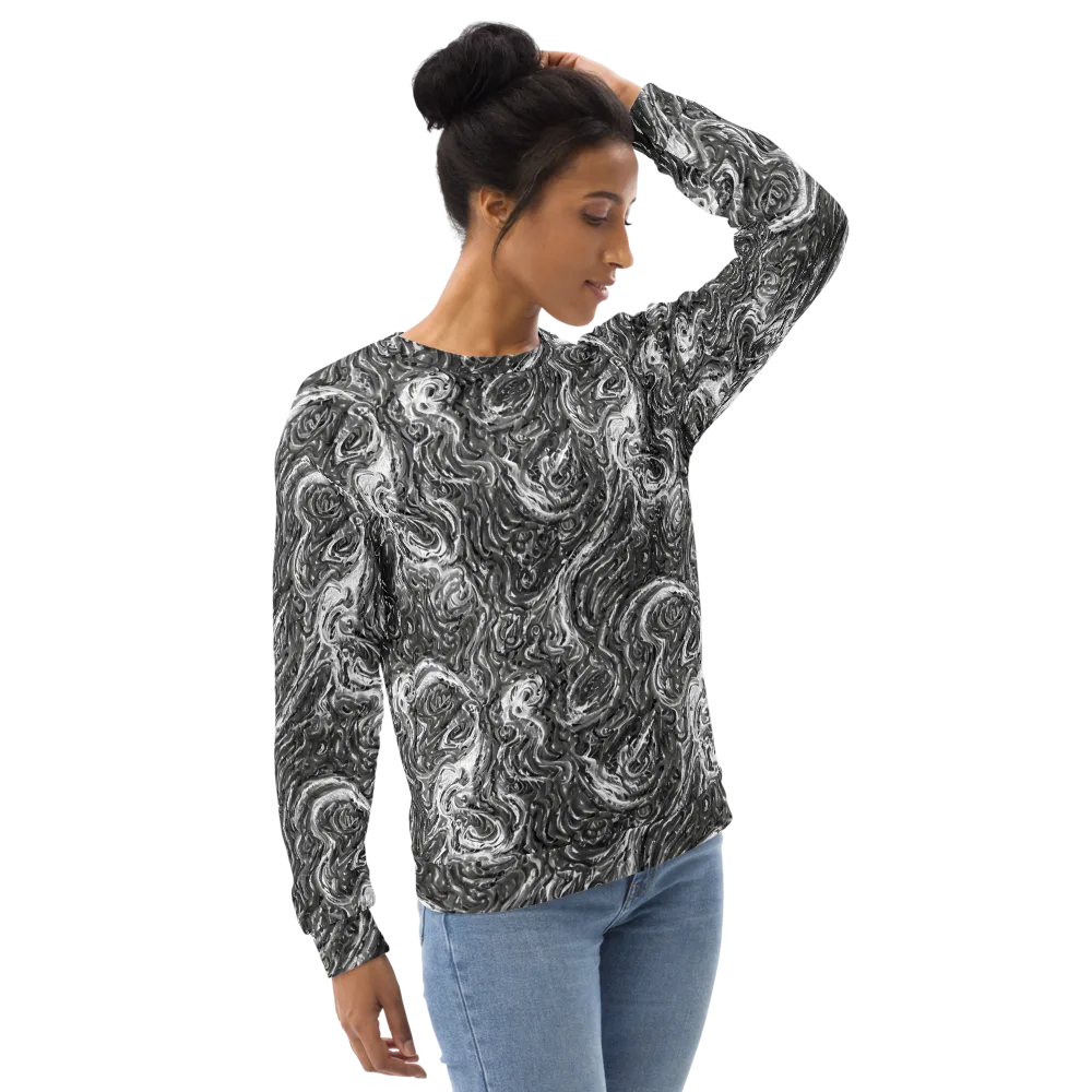 Nebulous Night on Sweatshirt — Right Front