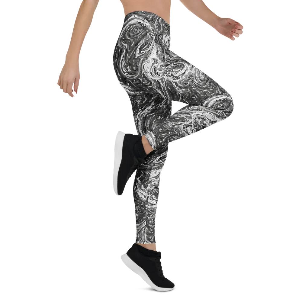 Nebulous Night on Leggings — Right