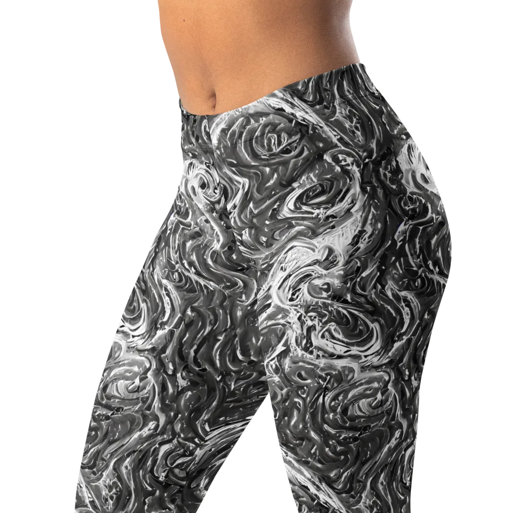 Nebulous Night on Leggings — Left Front