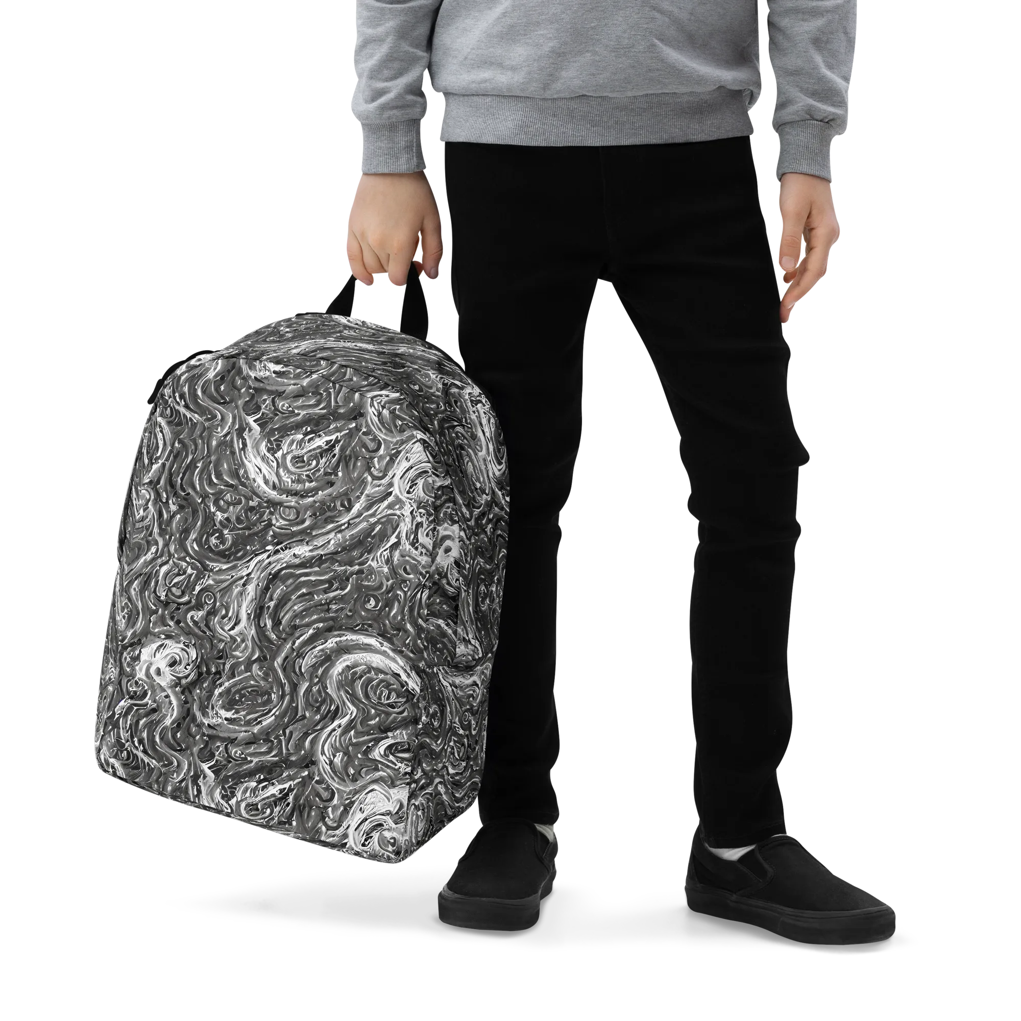 Nebulous Night on Minimalist Backpack — Zoomed-in