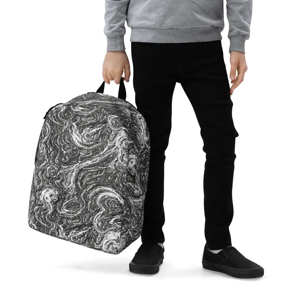 Nebulous Night on Minimalist Backpack — Zoomed-in