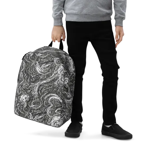 Nebulous Night on a Minimalist Backpack