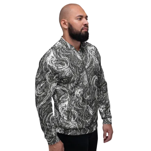 Nebulous Night on a Bomber Jacket
