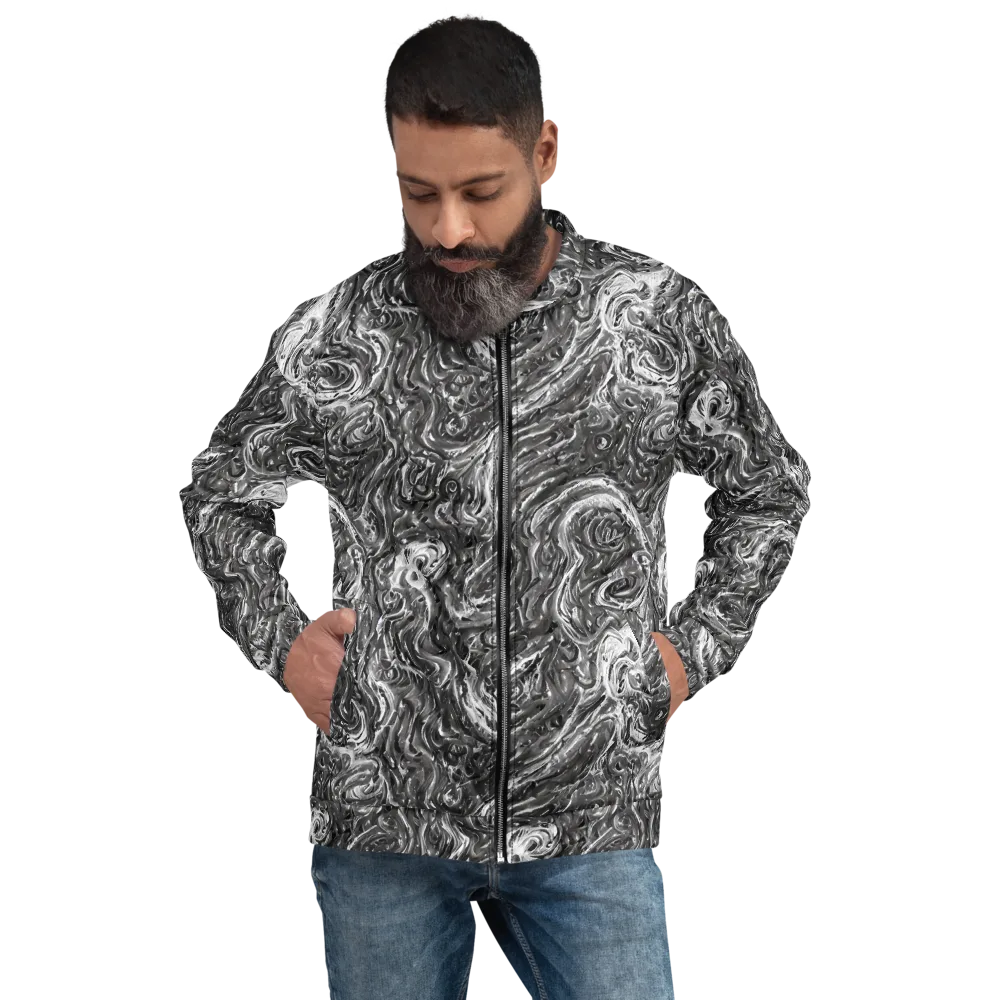 Nebulous Night on Bomber Jacket — Front