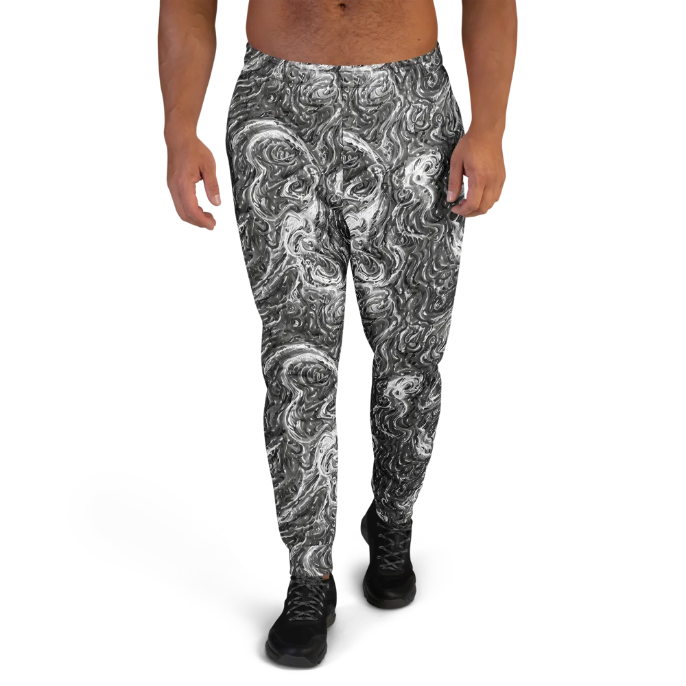 Nebulous Night on Men's Joggers — Front