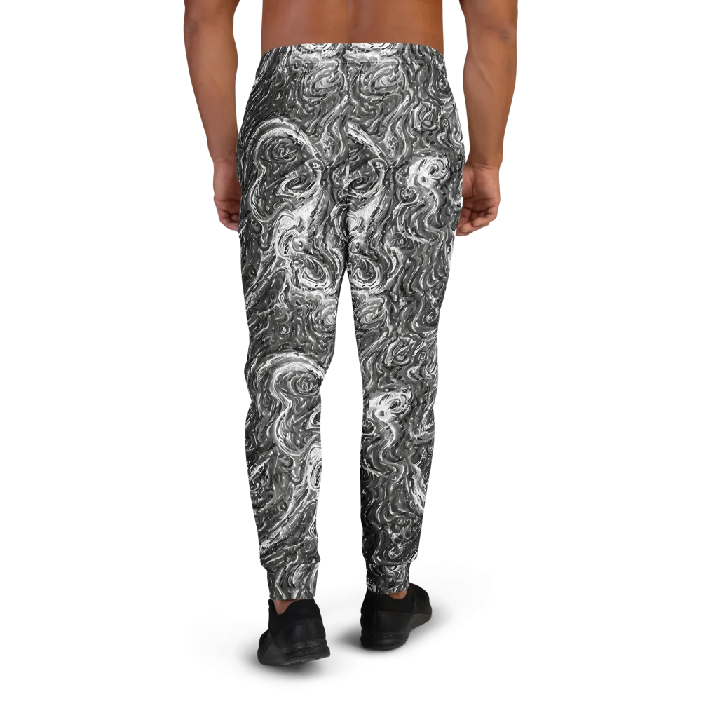 Nebulous Night on Men's Joggers — Back