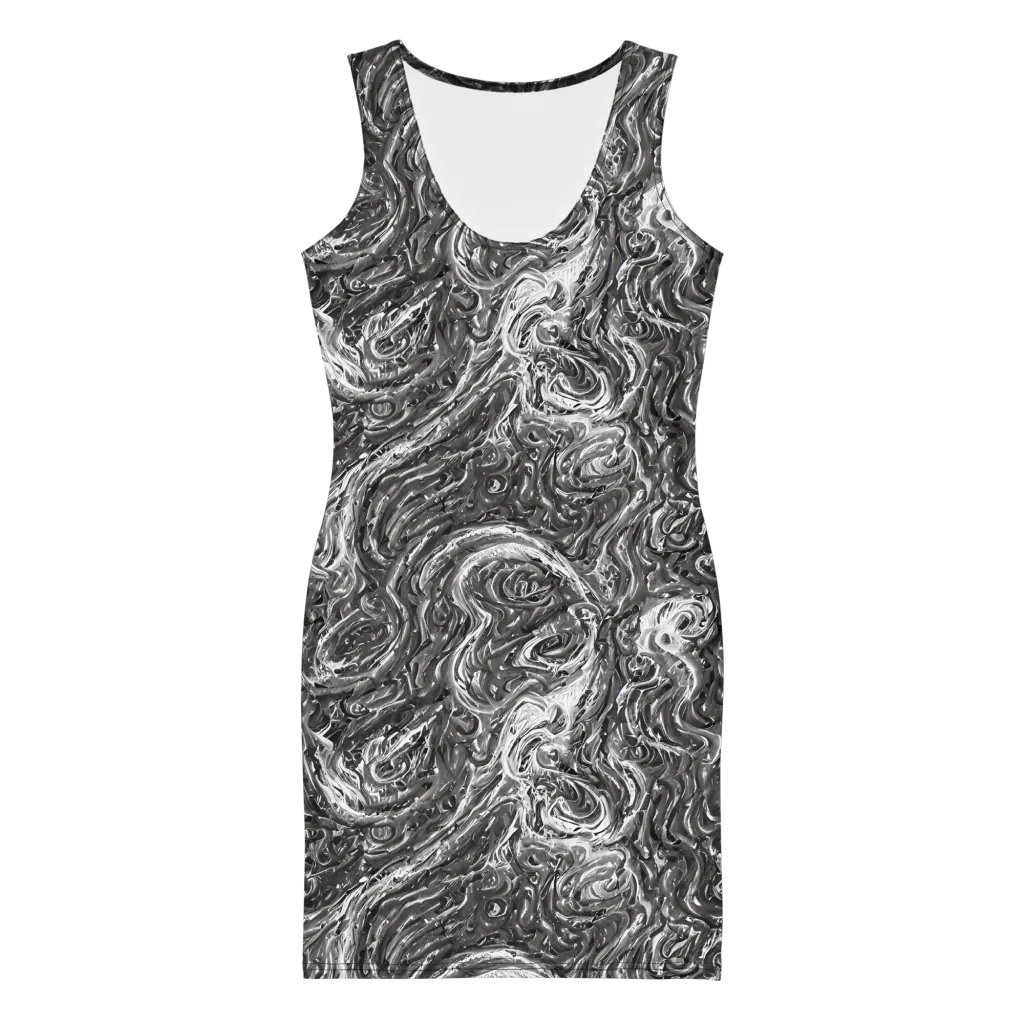 Nebulous Night on Bodycon Dress — Front