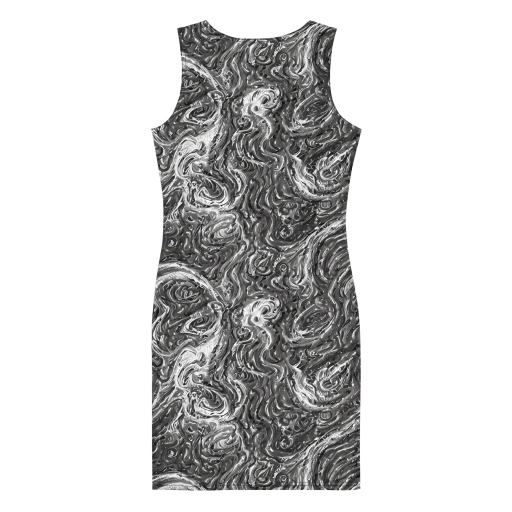 Nebulous Night on Bodycon Dress — Back