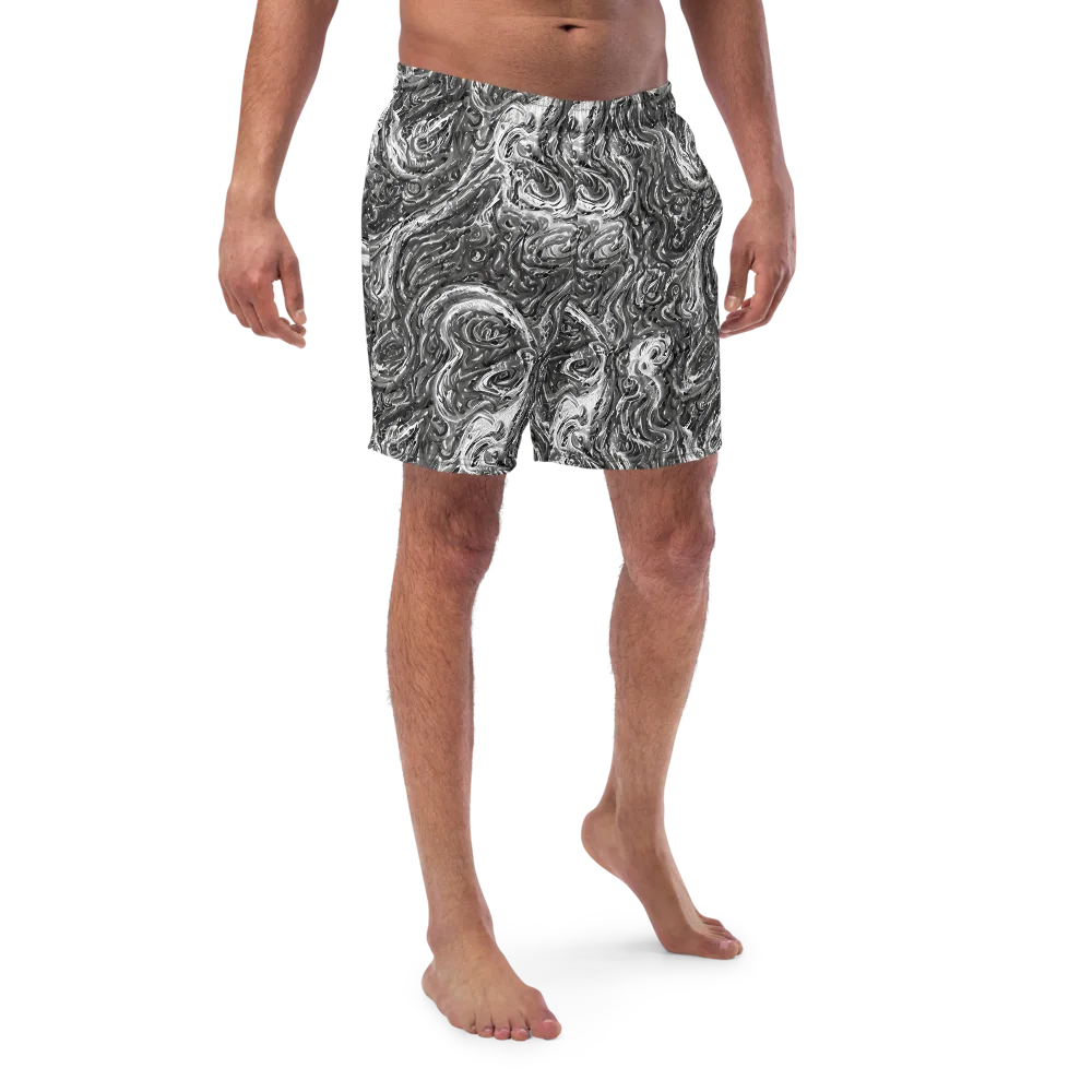 Nebulous Night on Swim Trunks — Front