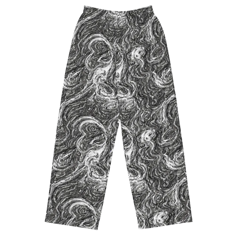 Nebulous Night on Wide-Leg Pants — Front