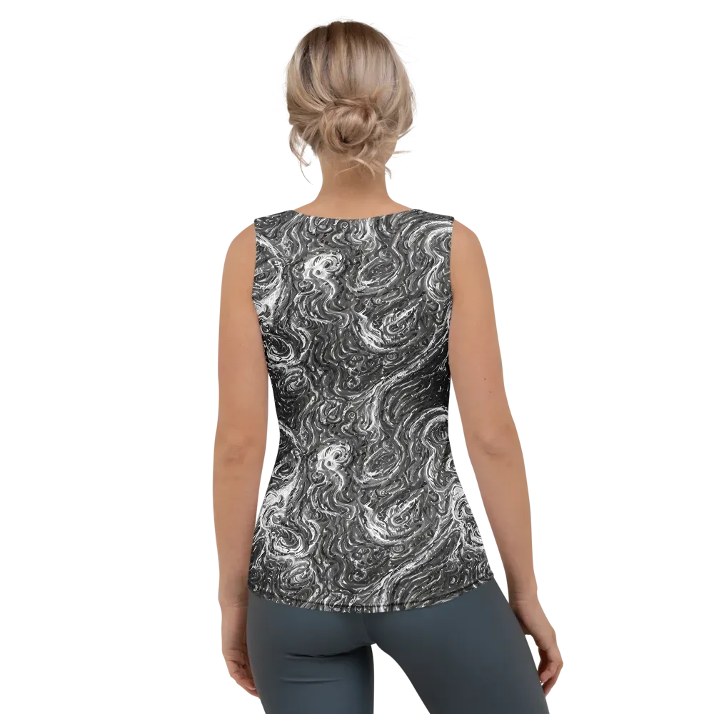 Nebulous Night on Women's Tank Top — Back