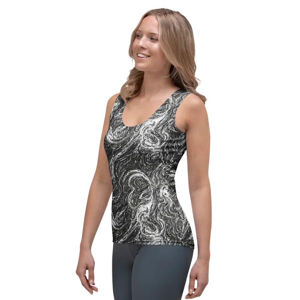 Nebulous Night on Women's Tank Top — Left Front