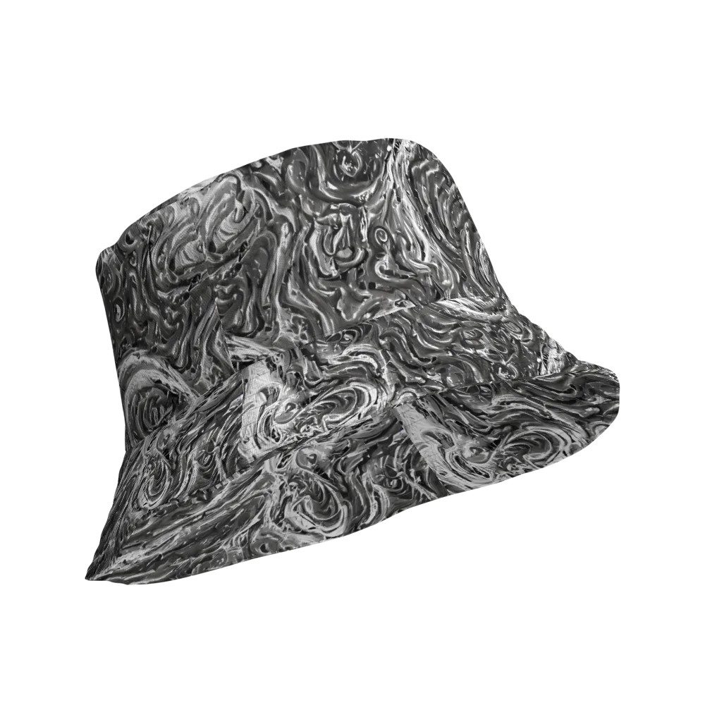 Nebulous Night on Reversible Bucket Hat — Product details Outside