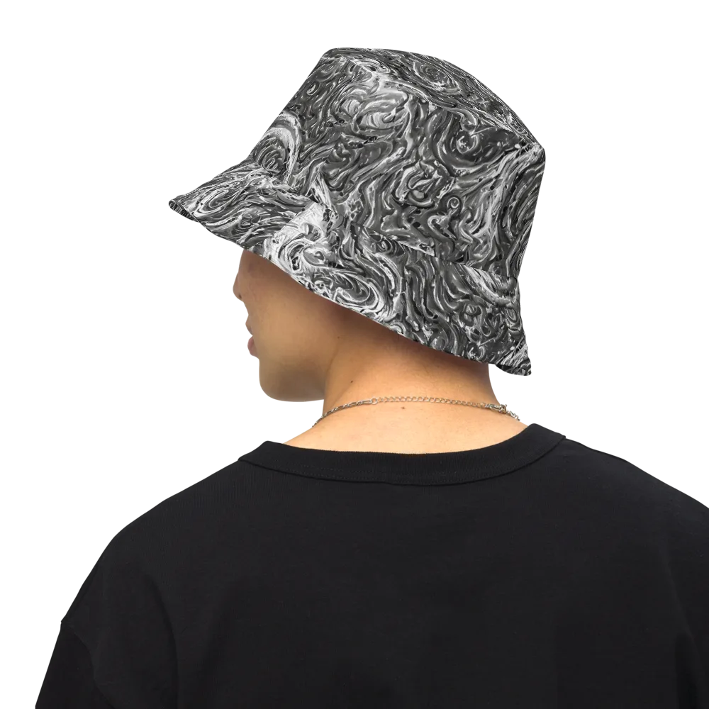 Nebulous Night on Reversible Bucket Hat — Back Inside