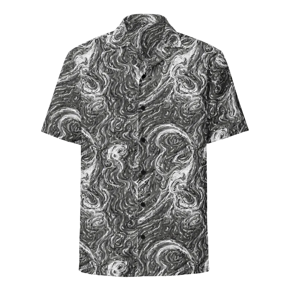 Nebulous Night on Button Shirt — Front