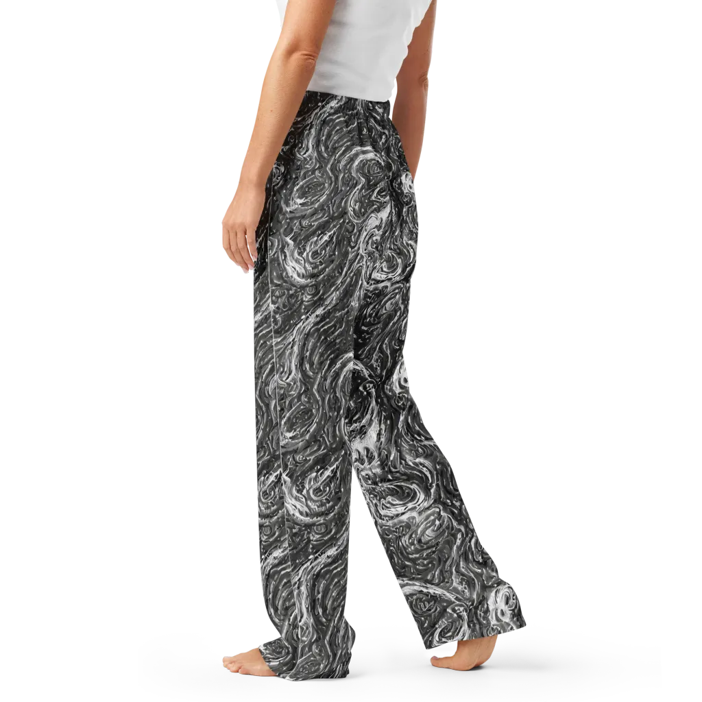 Nebulous Night on Women's Pajama Pants — Left