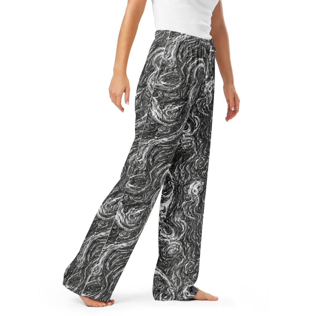 Nebulous Night on Women's Pajama Pants — Right Front