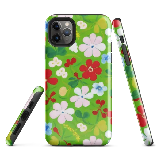 Verdant Gardenia on a Tough Case for iPhone®