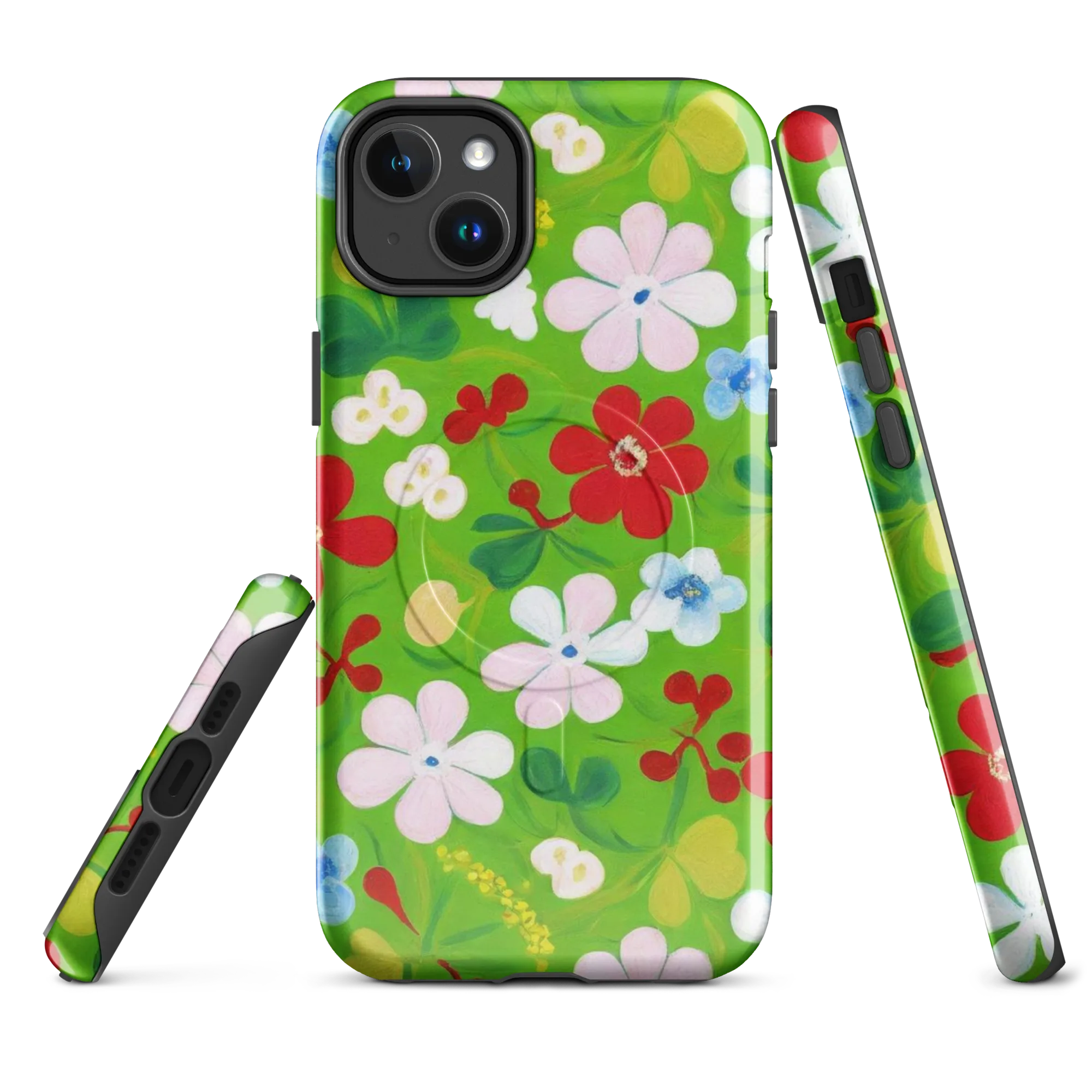 Verdant Gardenia on MagSafe Tough Case for iPhone® — Front