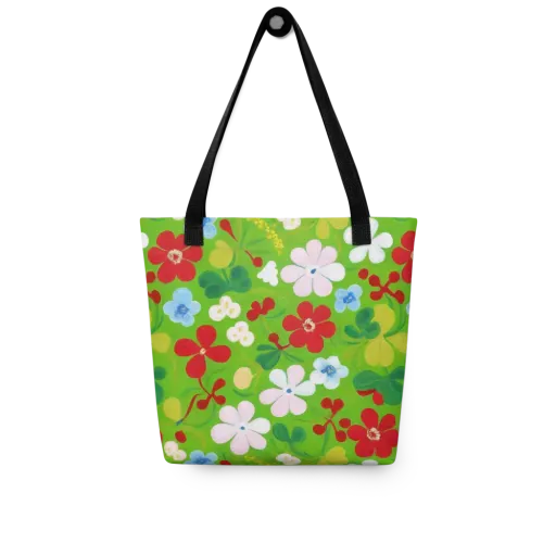 Verdant Gardenia on a Tote Bag
