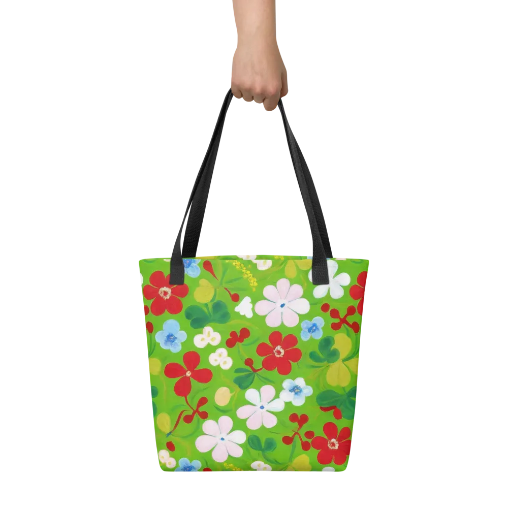 Verdant Gardenia on Tote Bag — Front