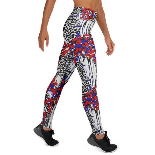 Redline Carnival on a Yoga Leggings
