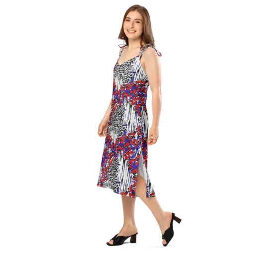 Redline Carnival on a Slip Dress