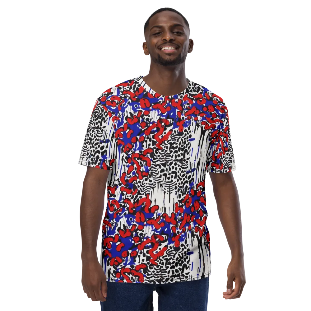 Redline Carnival on Men's Crew Neck T-Shirt — Front