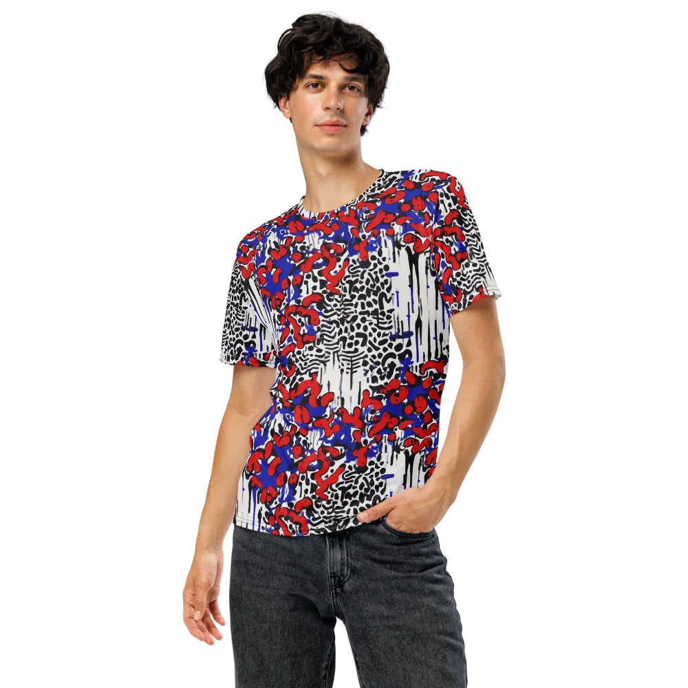 Redline Carnival on Men's Crew Neck T-Shirt — Front