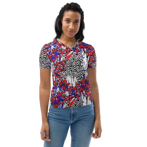 Redline Carnival on a Women's Crew Neck T-Shirt