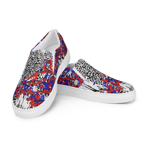 Redline Carnival on a Men's Slip-On Canvas Shoes