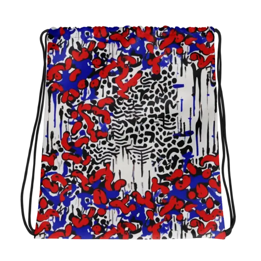 Redline Carnival on a Drawstring Bag