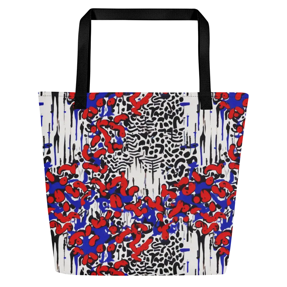 Redline Carnival on Large Tote Bag W/ Pocket — Front